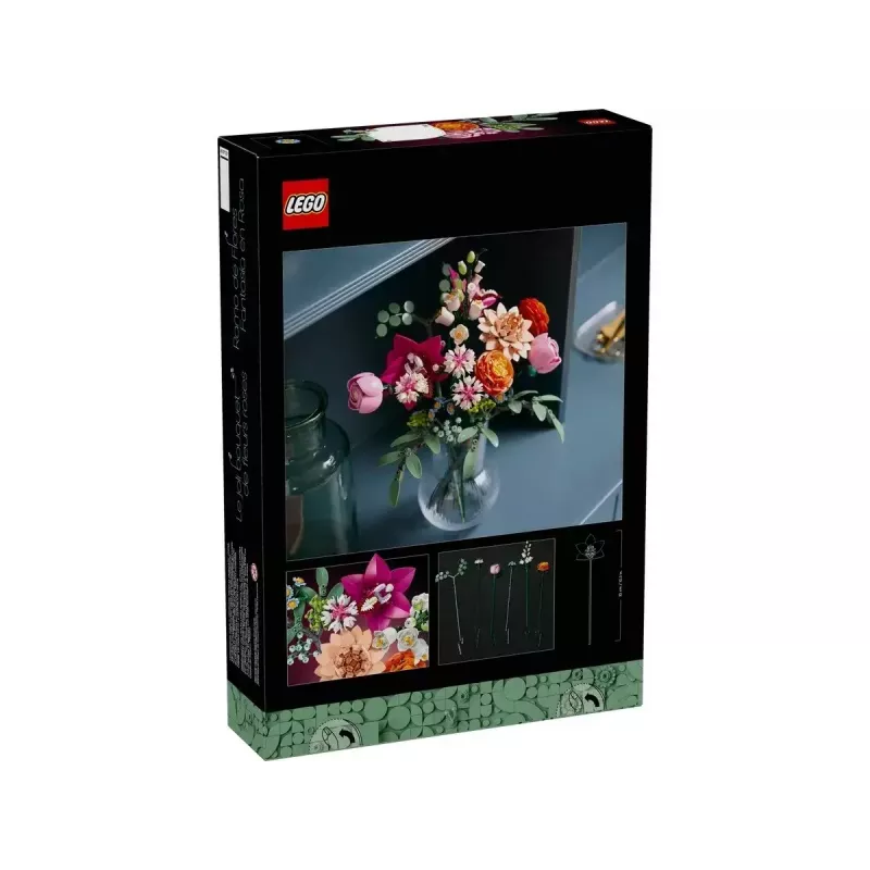 LEGO Icons gėlių puokštė 10342 – 749 dalių statybos rinkinys suaugusiems, demonstracinis modelis