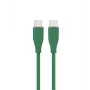 GEMBIRD USB Type-C Power Delivery (PD) 60W įkrovimo ir duomenų silikoninis kabelis, 1,5 m, vidurnakčio žalia