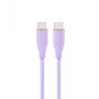 GEMBIRD USB Type-C Power Delivery (PD) 60W įkrovimo ir duomenų silikoninis kabelis, 1,5 m violetinis