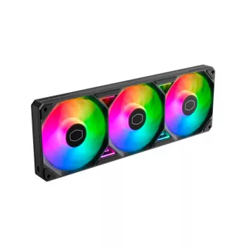 COOLER MASTER SickleFlow Edge 360 ARGB aušintuvas – trys 120 mm ventiliatoriai viename rėme