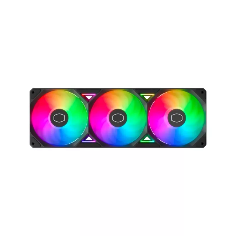 COOLER MASTER SickleFlow Edge 360 ARGB aušintuvas – trys 120 mm ventiliatoriai viename rėme