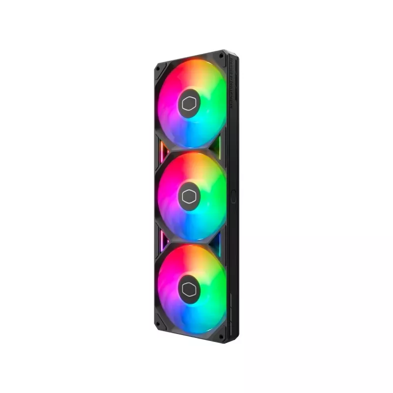 COOLER MASTER SickleFlow Edge 360 ARGB aušintuvas – trys 120 mm ventiliatoriai viename rėme