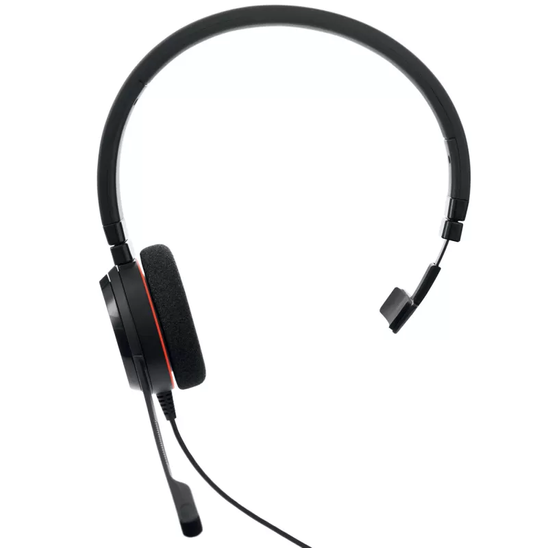 Jabra Evolve 20 ausinės su mikrofonu laidinės, USB Type-C / USB Type-A, juodos