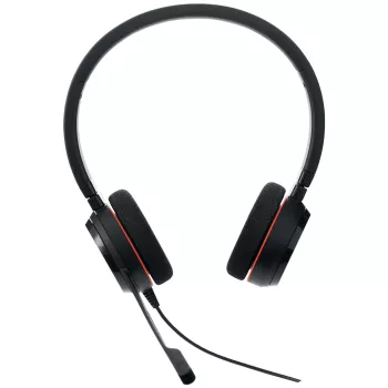 Jabra Evolve 20 ausinės su mikrofonu, laidinės, USB Type-C / USB Type-A, juodos