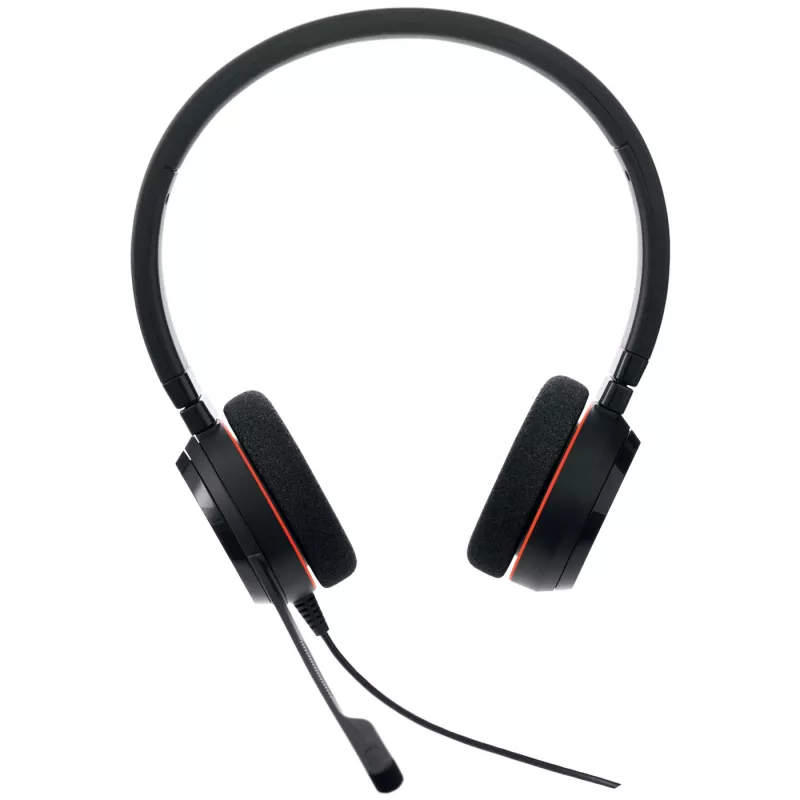 Jabra Evolve 20 ausinės su mikrofonu, laidinės, USB Type-C / USB Type-A, juodos