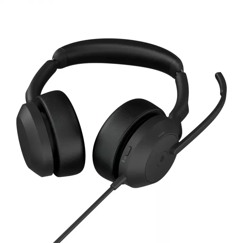 Jabra Evolve2 50 Ausinės Laidinės Ausinės Ant Galvos Biurui/Skambučių Centrui USB Type-C / USB Type-A Bluetooth Juodos
