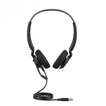 Jabra Engage 40 (Inline Link) USB-C/A UC Stereo, laidinis, biuro/skambučių centrui, 63 g, juoda