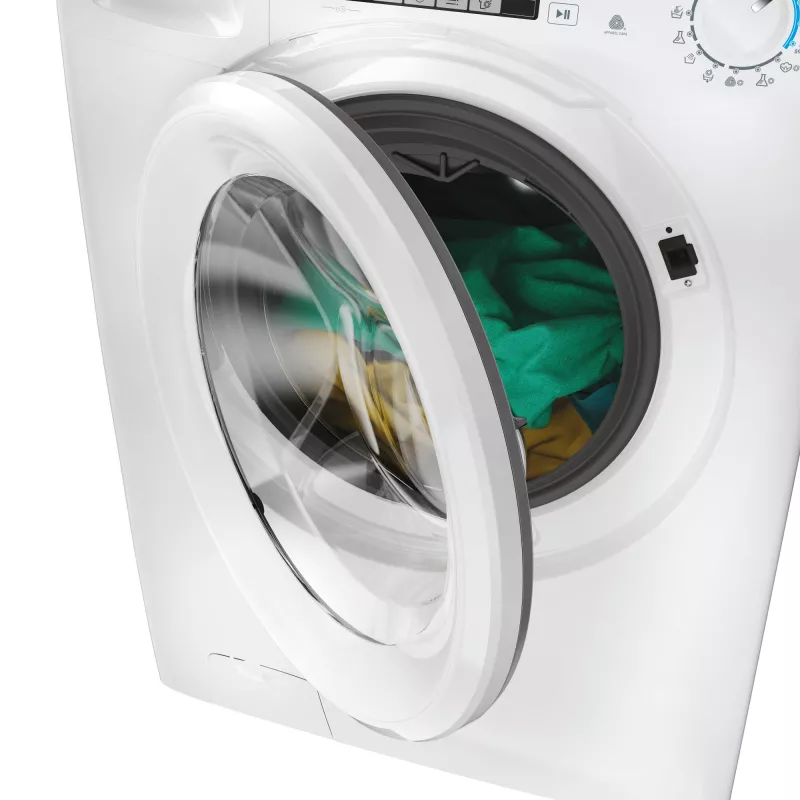 Candy Smart Pro COW 4644TWM6/1-S skalbyklė su džiovinimu, laisvai pastatoma, priekinio pakrovimo, balta