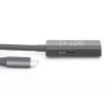 DIGITUS aktyvus USB-C prailginimo kabelis - 5G USB 3.2 Gen1 USB-C - USB-A (M/F) - 10 m