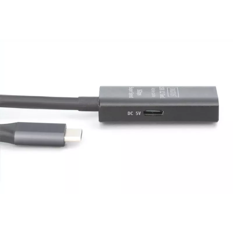 DIGITUS aktyvus USB-C prailginimo kabelis - 5G USB 3.2 Gen1 USB-C - USB-A (M/F) - 10 m