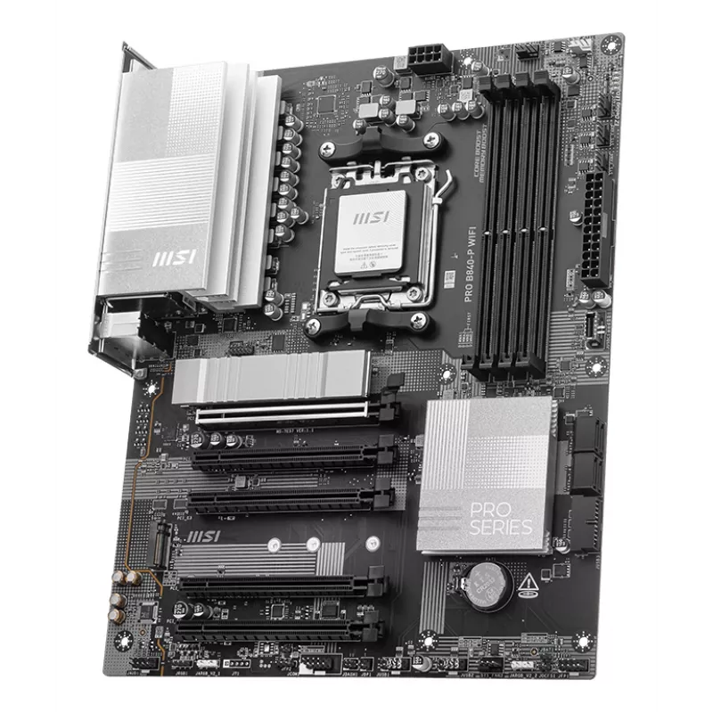 MSI PRO B840-P WIFI pagrindinė plokštė AMD B840 lizdas AM5 ATX