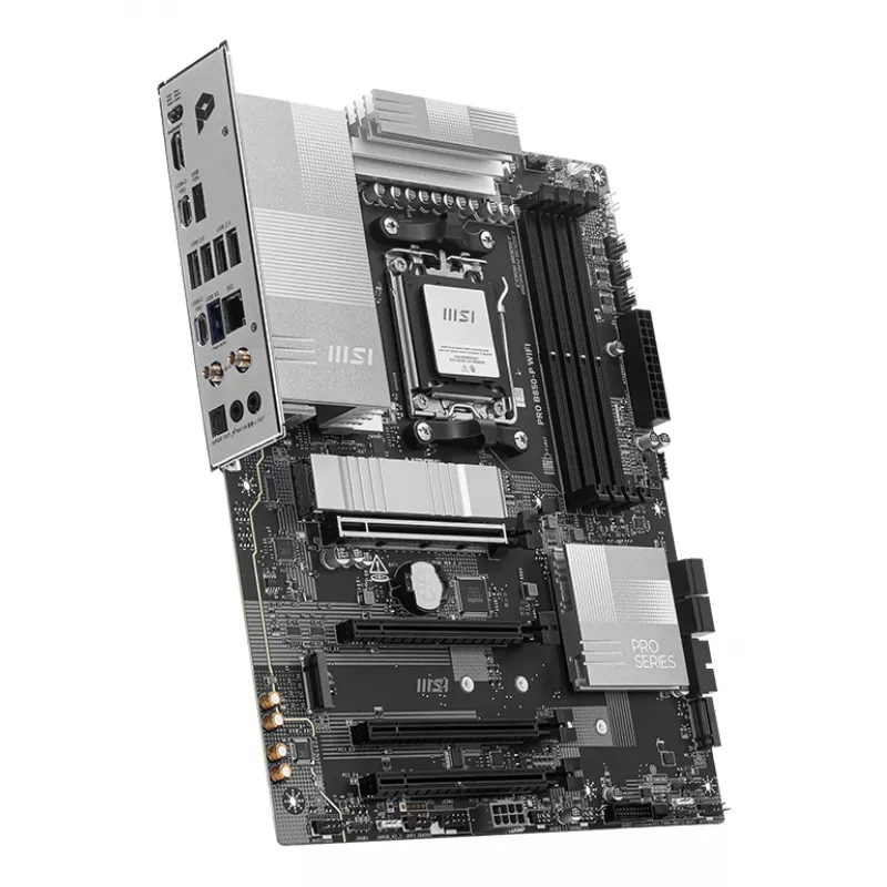 MSI PRO B850-P WIFI pagrindinė plokštė AMD B850 lizdas AM5 ATX