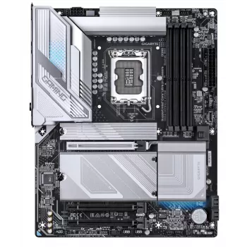 GIGABYTE B860 GAMING X WIFI6E pagrindinė plokštė – Intel Core Ultra serijos procesoriams, 12+1+2+1 VRM fazės, iki 9066MHz DDR5, 1xPCIe 5.0 + 2xPCIe 4.0 M.2, 2.5GbE LAN, WIFI 6E, USB4