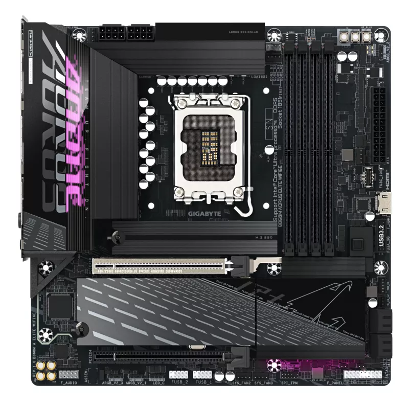 GIGABYTE B860M AORUS ELITE WIFI6E pagrindinė plokštė