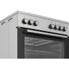 Beko FBE62130GXDN laisvai pastatoma viryklė, elektrinė orkaitė, dujinė kaitlentė, juoda