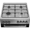 Beko FBE62130GXDN laisvai pastatoma viryklė, elektrinė orkaitė, dujinė kaitlentė, juoda