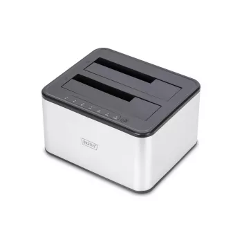 DIGITUS SATA doko stotelė USB 3.0 - 2 lizdai 2,5 colio/3,5 colio SSD/HDD su kopijavimo funkcija