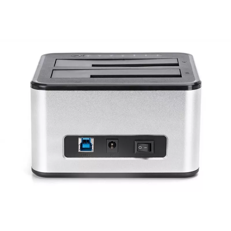 DIGITUS SATA doko stotelė USB 3.0 - 2 lizdai 2,5 colio/3,5 colio SSD/HDD su kopijavimo funkcija