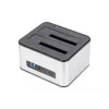 DIGITUS SATA doko stotelė USB 3.0 - 2 lizdai 2,5 colio/3,5 colio SSD/HDD su kopijavimo funkcija