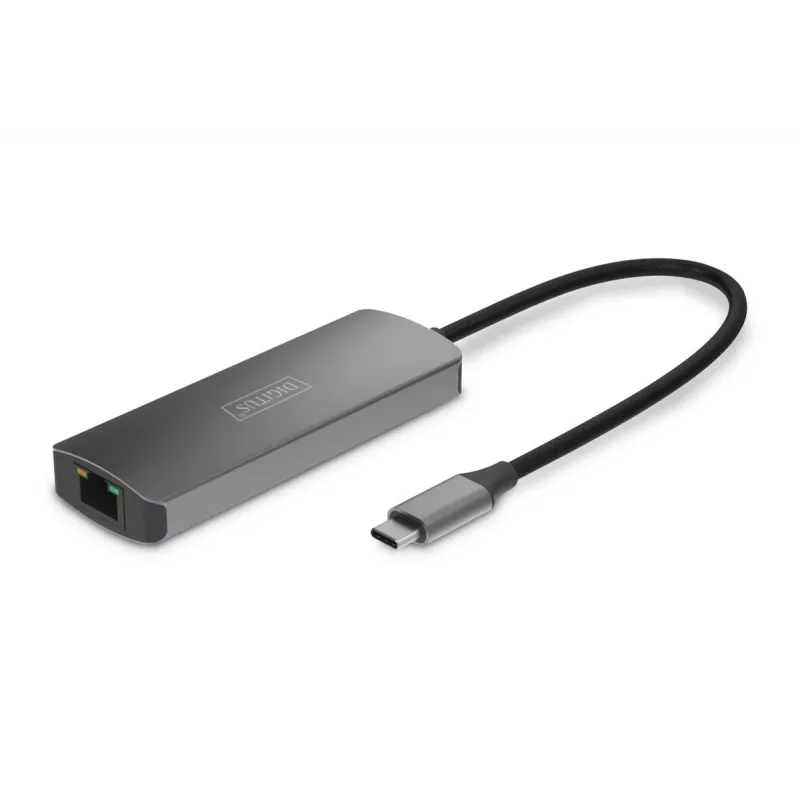 DIGITUS vaizdo signalo praplėtimo rinkinys USB-C – HDMI 4K/120Hz CAT6 30m