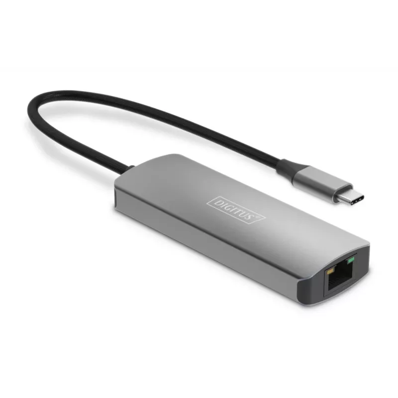 DIGITUS vaizdo signalo praplėtimo rinkinys USB-C – HDMI 4K/120Hz CAT6 30m