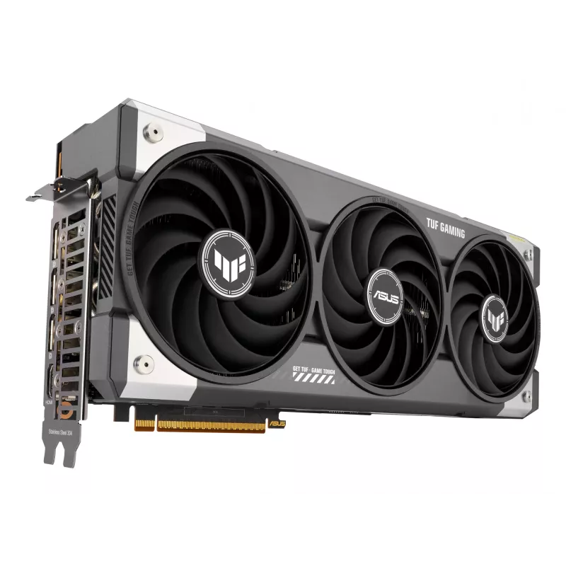 Vaizdo plokštė ASUS TUF Gaming Radeon RX 9070 XT, 16 GB GDDR6, PCIe 5.0, 256 bitų, 3080 MHz