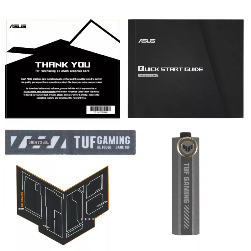 Vaizdo plokštė ASUS TUF Gaming Radeon RX 9070 XT, 16 GB GDDR6, PCIe 5.0, 256 bitų, 3080 MHz