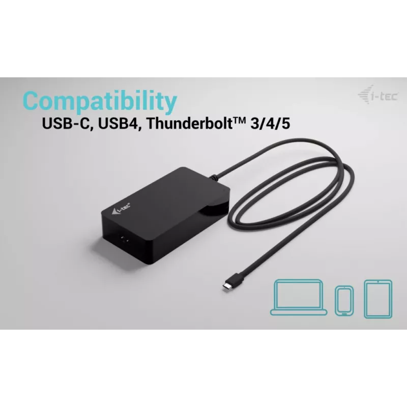 i-tec Universal Charger USB-C PD 3.1 140 W, vidinis, AC, 28 V, 5 A, juoda