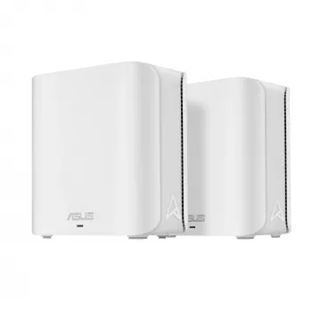 ASUS ZenWiFi BD4 (2 komplektas EU+UK) Dviejų juostų (2,4 GHz / 5 GHz) Wi-Fi 7 (802.11be) Baltas Vidinis