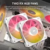 CORSAIR CPU aušintuvas – Icue Link Titan 240 Rx RGB skystinis aušintuvas – Baltas