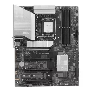 MSI PRO B860-P WIFI pagrindinė plokštė Intel B860 LGA 1851 (Socket V1) ATX