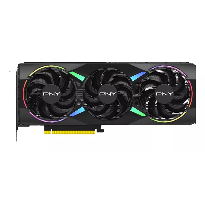 PNY GeForce RTX 5070 12GB ARGB Overclocked Triple Fan vaizdo plokštė - 12GB GDDR7 - DisplayPort 2.1b / HDMI 2.1b