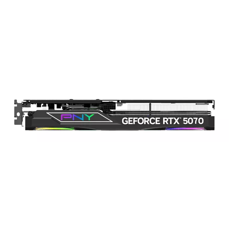PNY GeForce RTX 5070 12GB ARGB Overclocked Triple Fan vaizdo plokštė - 12GB GDDR7 - DisplayPort 2.1b / HDMI 2.1b