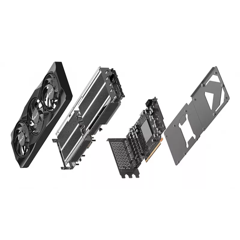 PNY GeForce RTX 5070 Ti 16GB OC Triple Fan vaizdo plokštė - 16GB GDDR7 - DisplayPort 2.1b / HDMI 2.1b