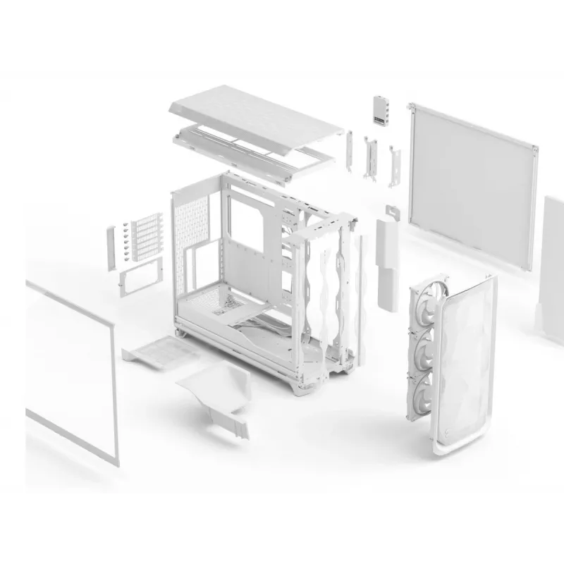 FRACTAL DESIGN Meshify 3 XL Ambience Pro RGB White TG Clear Tint