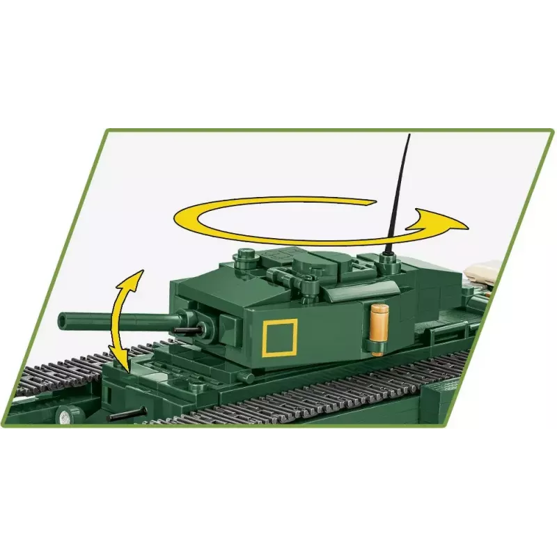 Cobi Blokeliai Mark IV Churchill statybinis rinkinys, 668 dalių (COBI-3128)