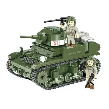 Konstruktoriaus rinkinys Cobi Blocks M3 Stuart, 511 dalių, suderinamas su kitais prekių ženklais