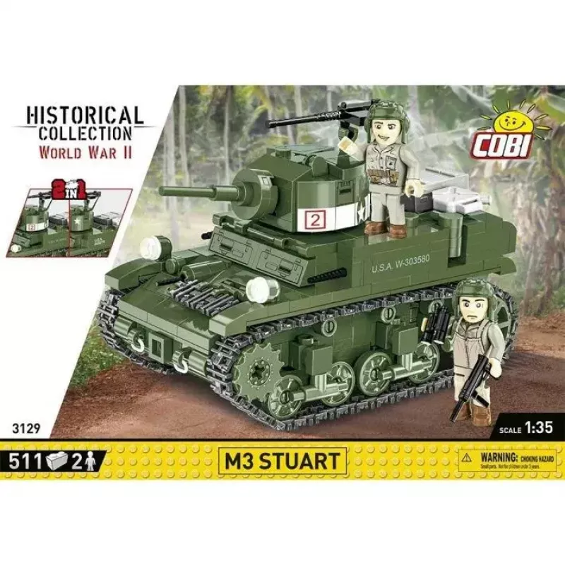 COBI M3 Stuart konstruktorius, 511 detalių