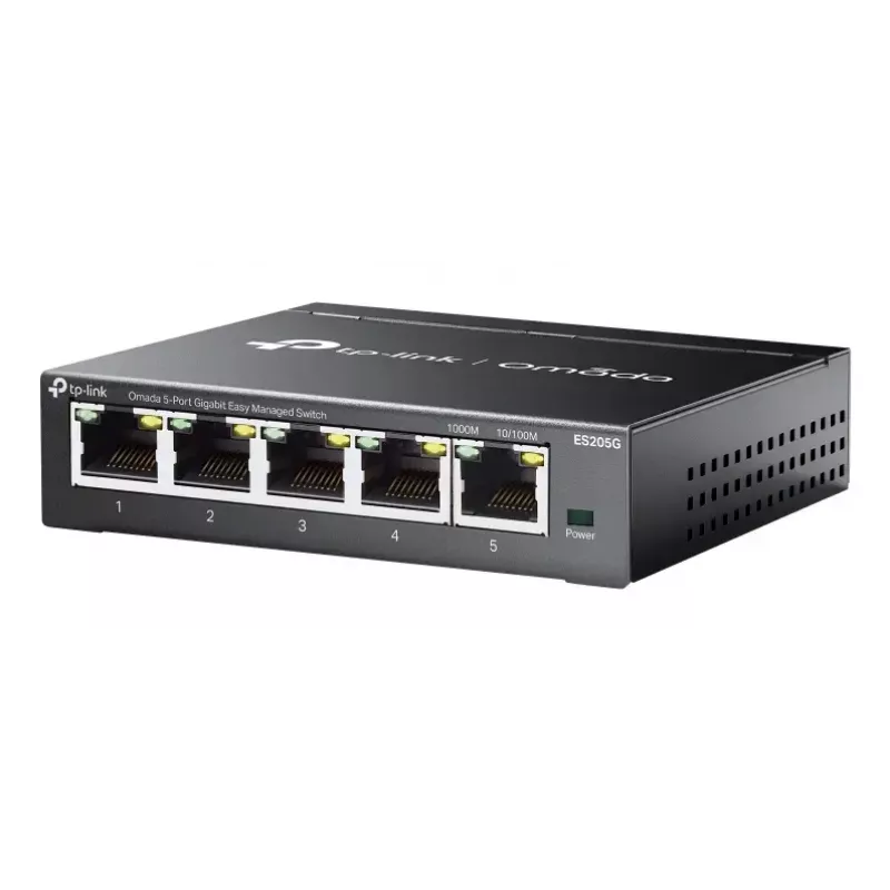 Valdomas jungiklis TP-Link Omada ES205G 5 prievadų Gigabit Ethernet