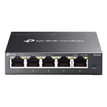 Valdomas jungiklis TP-Link Omada ES205G 5 prievadų Gigabit Ethernet
