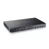 Zyxel XGS1935-28-EU0101F tinklo jungiklis, valdomas L2+/L3 Gigabit Ethernet (10/100/1000), 1U, juodas