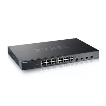 Zyxel XGS1935-28-EU0101F tinklo jungiklis, valdomas L2+/L3 Gigabit Ethernet (10/100/1000), 1U, juodas
