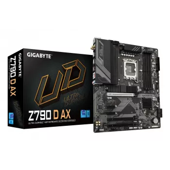 Pagrindinė plokštė GIGABYTE Z790 D AX ATX – Intel LGA1700, Z790, DDR5, 4×DIMM, Wi‑Fi 6E, 2.5Gb LAN