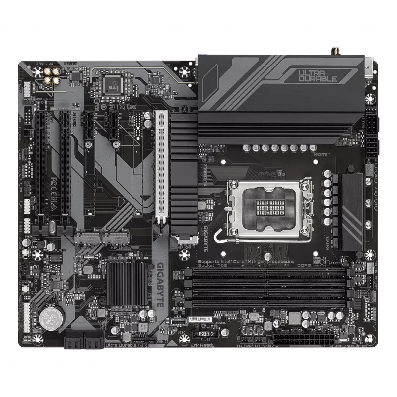 Pagrindinė plokštė GIGABYTE Z790 D AX ATX – Intel LGA1700, Z790, DDR5, 4×DIMM, Wi‑Fi 6E, 2.5Gb LAN