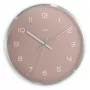 Radijo valdomas laikrodis Hama Fiji Circle Pink Silver, AA baterija