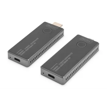DIGITUS 4K belaidis AV plėtiklio rinkinys 30m USB-C – HDMI