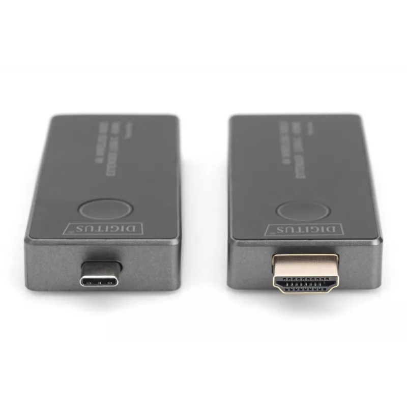 DIGITUS 4K belaidis AV plėtiklio rinkinys 30m USB-C – HDMI