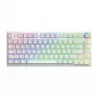 Žaidimų klaviatūra Savio Phenix WHITE GAT YELLOW USB Bluetooth QWERTY