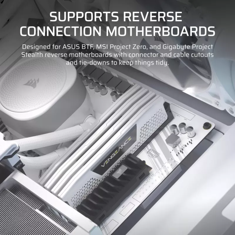 CORSAIR FRAME 4000D ARGB White - Midi bokštas