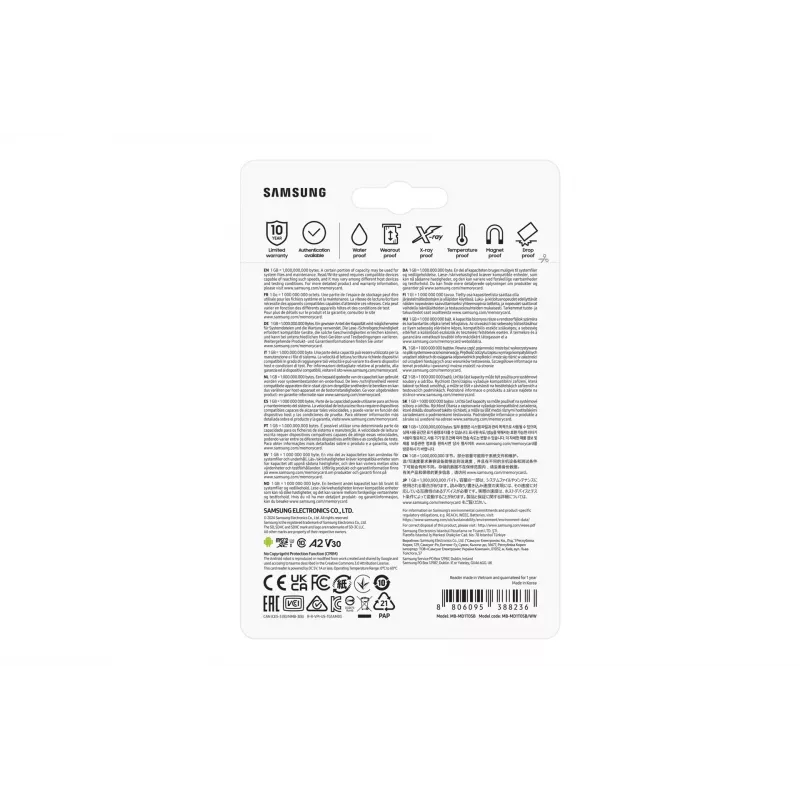 Samsung MB-MD1T0S 1 TB MicroSDXC UHS-I Class 10 atminties kortelė